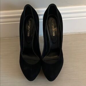 Sergio Rossi Black Block Heels